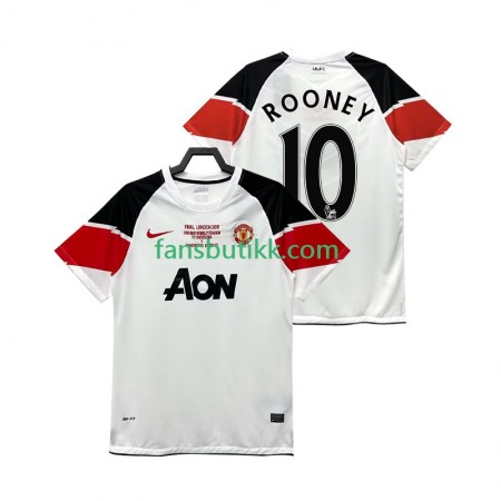 Fotballdrakt Manchester United Rooney 10 Champions League 2011 2012 Retro Tredjetrøye Kortermet